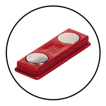 Durable® Click-fold Convex Name Badge Holder, Double Magnets, 3 3-4 X 2 1-4, Clear, 10-pk freeshipping - TVN Wholesale